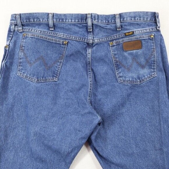 Wrangler Jeans Mens 42x32 Blue Western Cowboy Cut 47MWZ Regular Fit - Picture 5 of 7